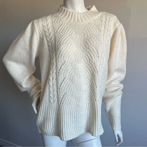 Elegant Cream Lily Morgan Sweater